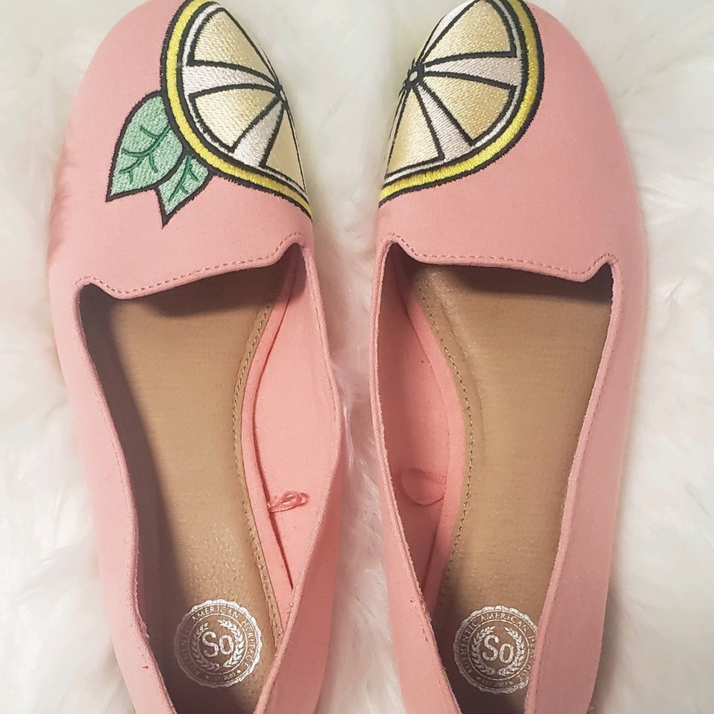 SO® Anchovy Women's Lemon Ballet Flats